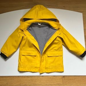 Yellow Petit Bateau Raincoat size 3t